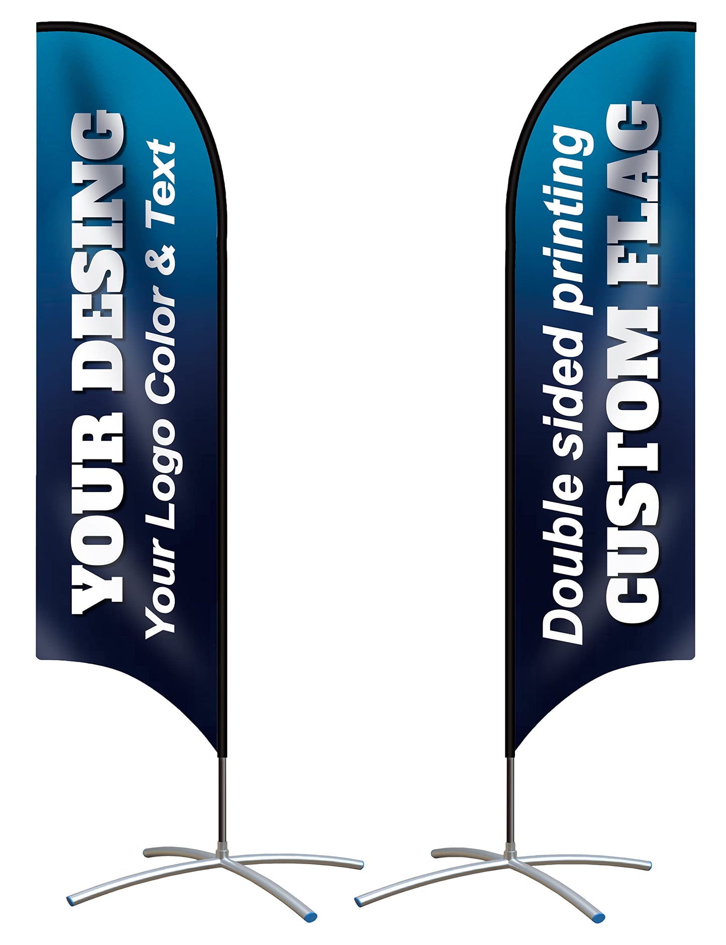 Custom feather flags